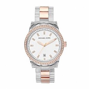 Michael Kors MK5405 Rose Gold and Clear Watch